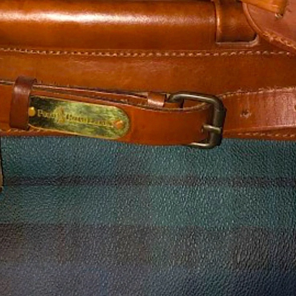 RALPH LAUREN Black Watch Tartan Plaid Doctor's Work Carry-On Laptop Bag 38cm